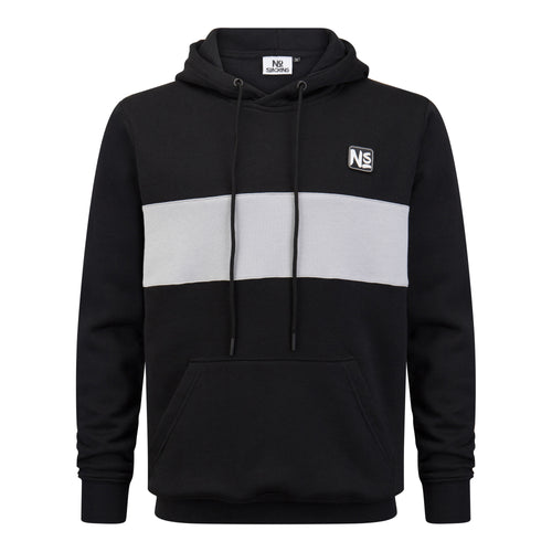 Black Fitted Tracksuit with grey stripe (Mens)