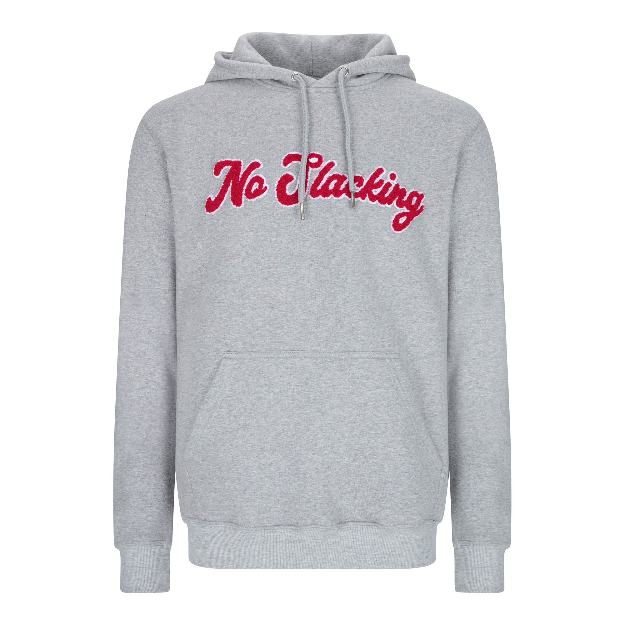 No Slacking Grey/Red Chenille Tracksuit