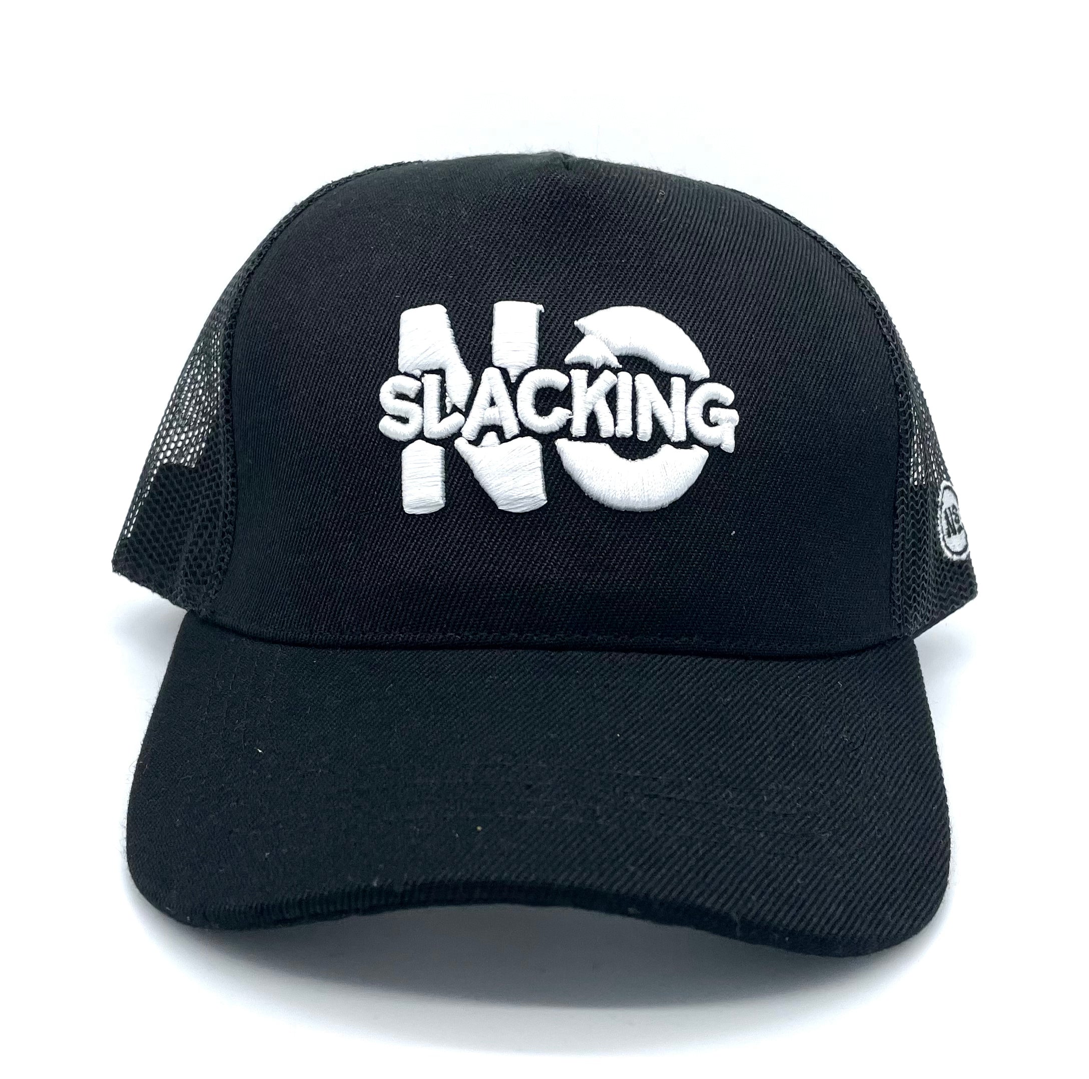 No Slacking Logo Trucker Hat
